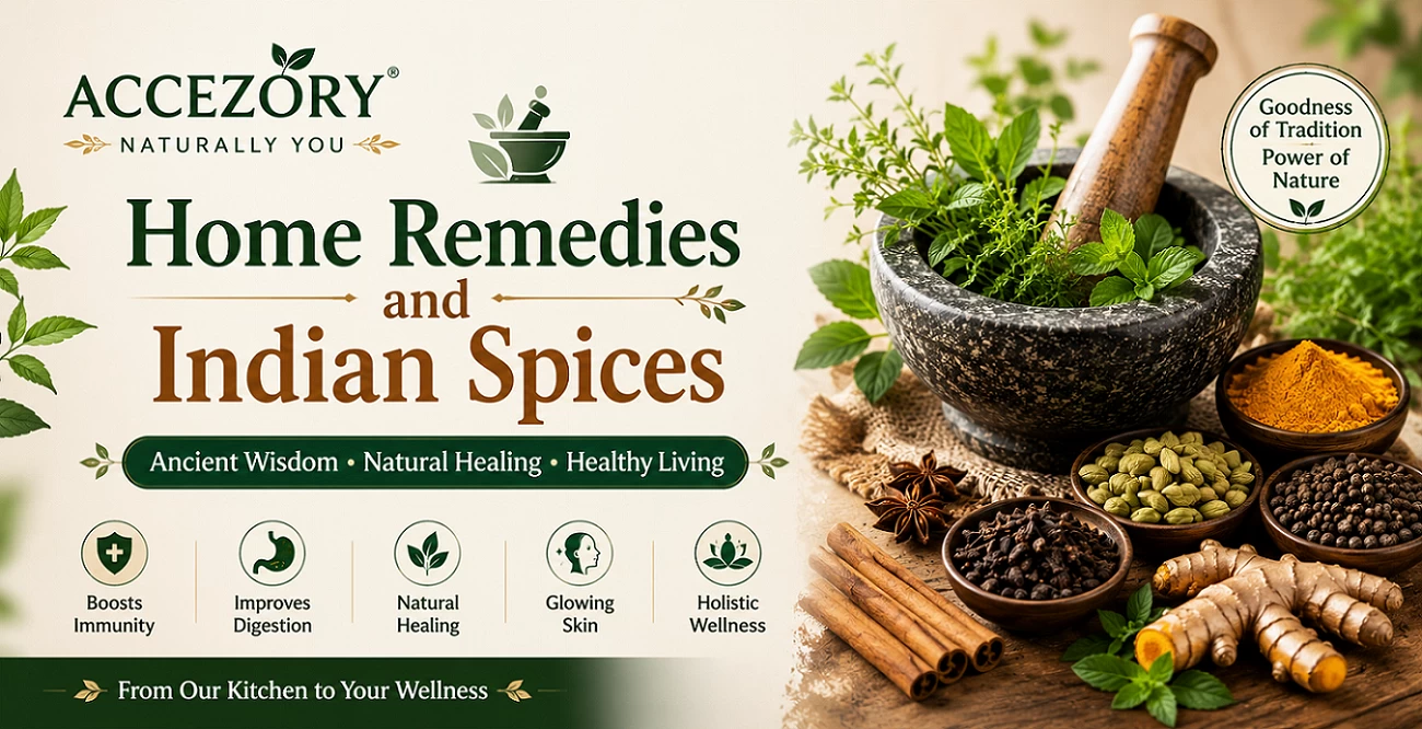 🌿 Amazing Benefits of Home Remedies and Indian Spices