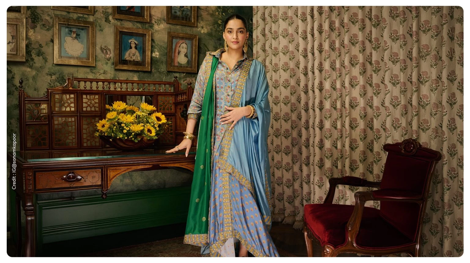 Sonam Kapoor’s Punjabi Lacha Look Is the Wedding Trend to Watch