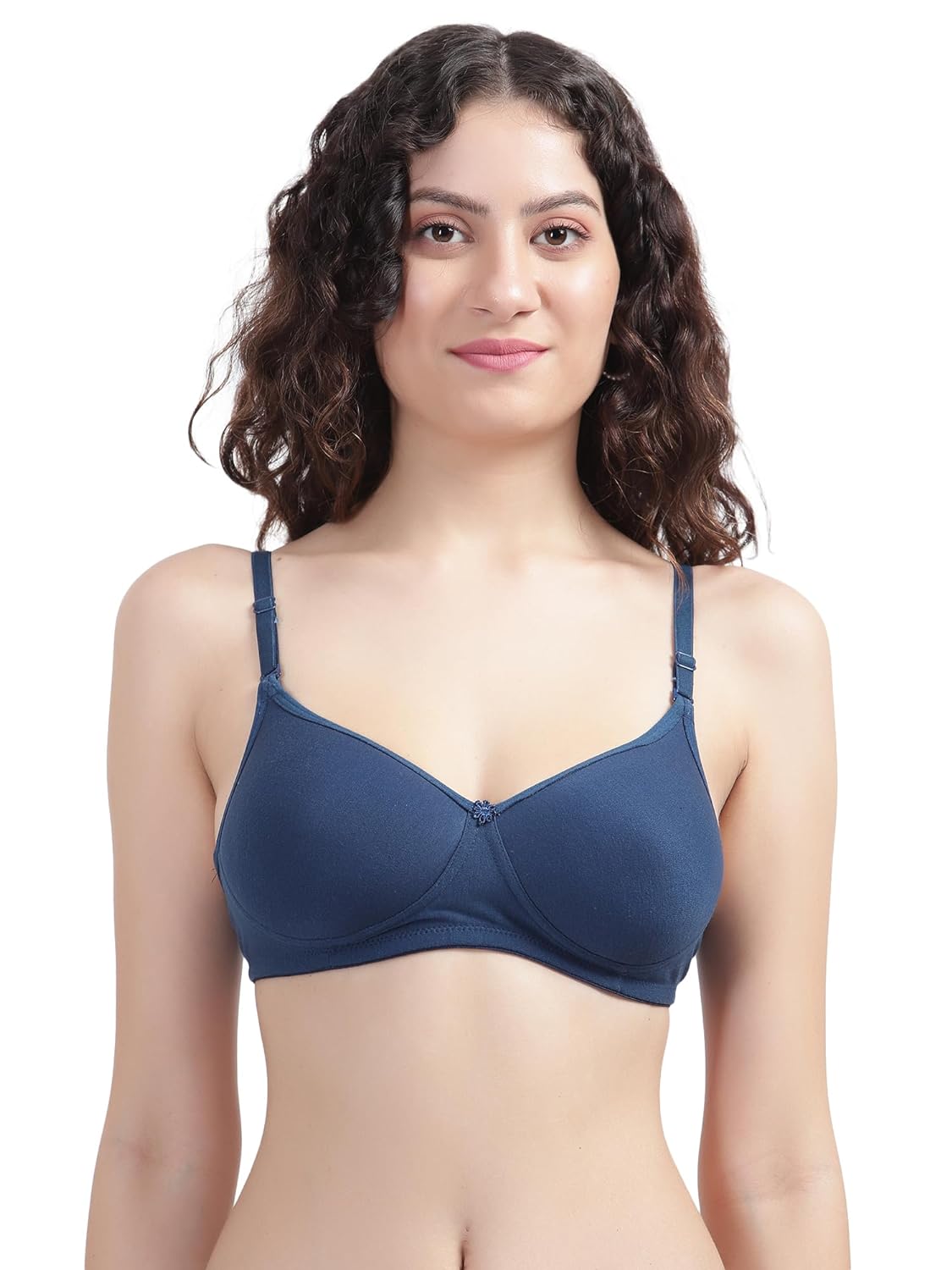 Women Solid Lightly Padded Non-Wired T-shirt Bra