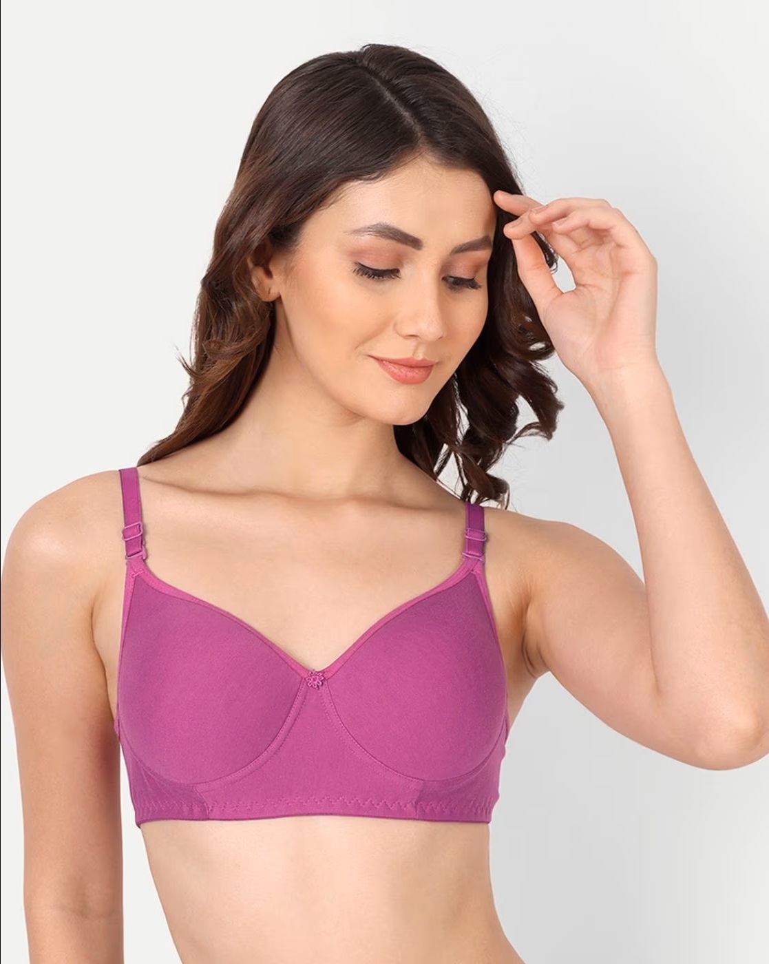 Lightly Padded Non-Wired Full Cup Multiway T-shirt Bra