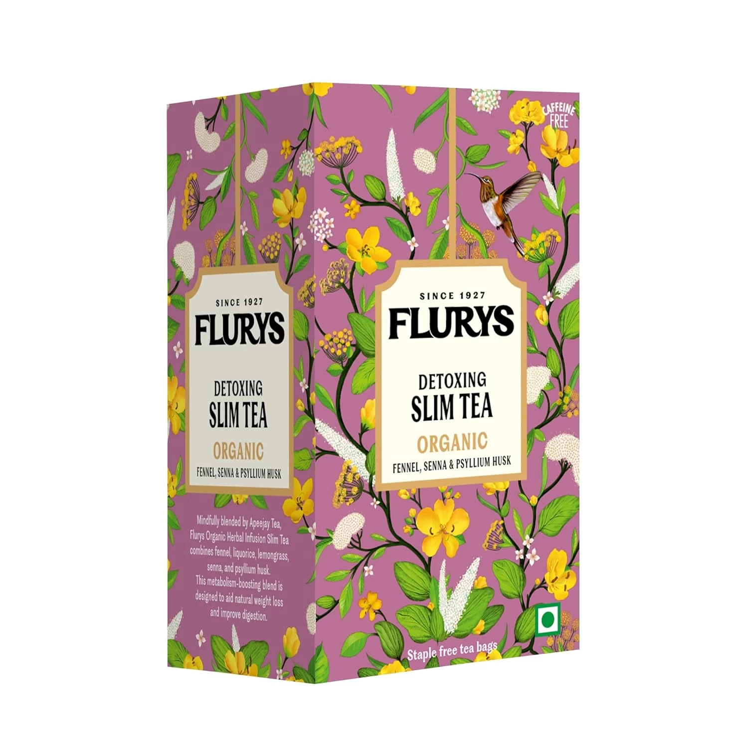 Flurys Detoxing Organic Slim Tea, 30 g (20 Bags x 1.5 g each)