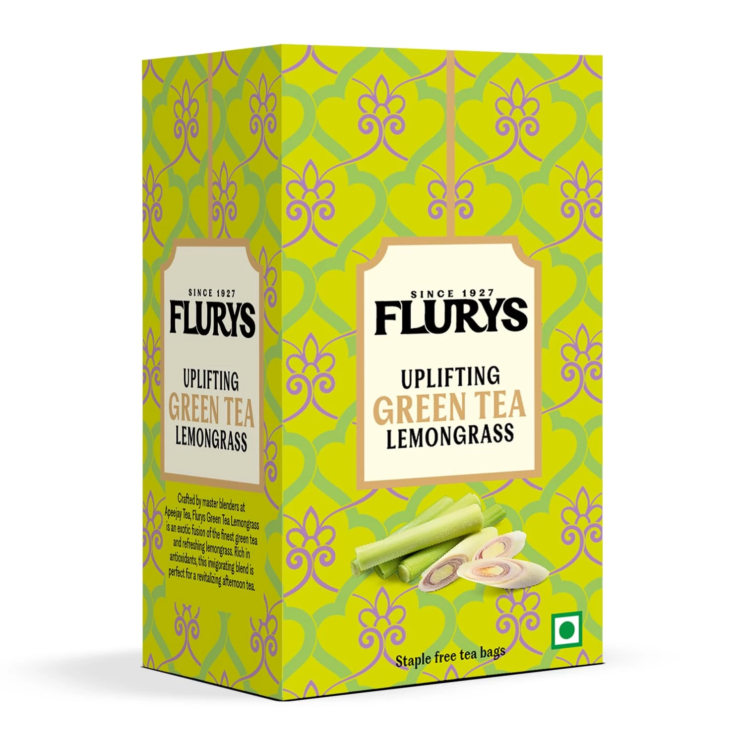 Flurys Uplifting Green Tea Lemongrass