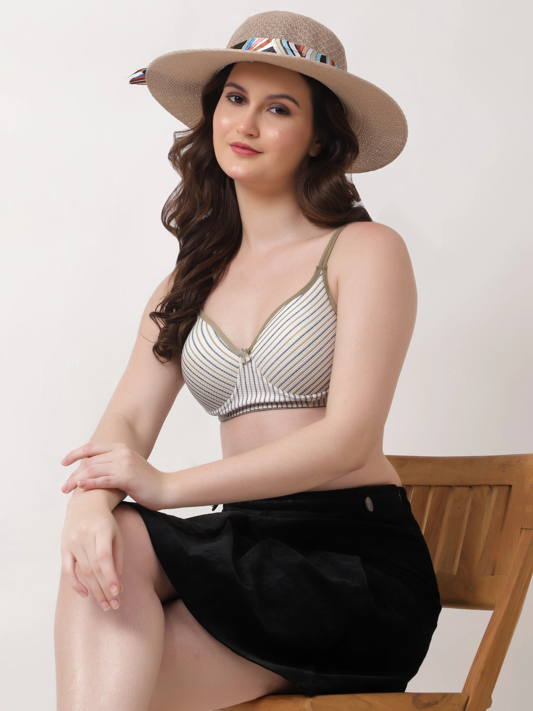 Women's Lightly Padded Cotton Everyday Bra | Full Coverage | Soft Cotton Blend