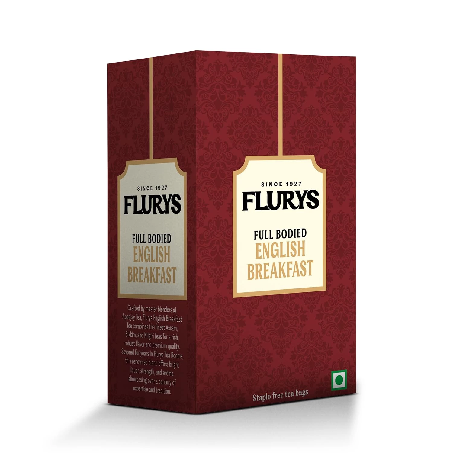 Flurys Full Bodied English Breakfast Tea, 50 g (25 Bags x 2 g each)